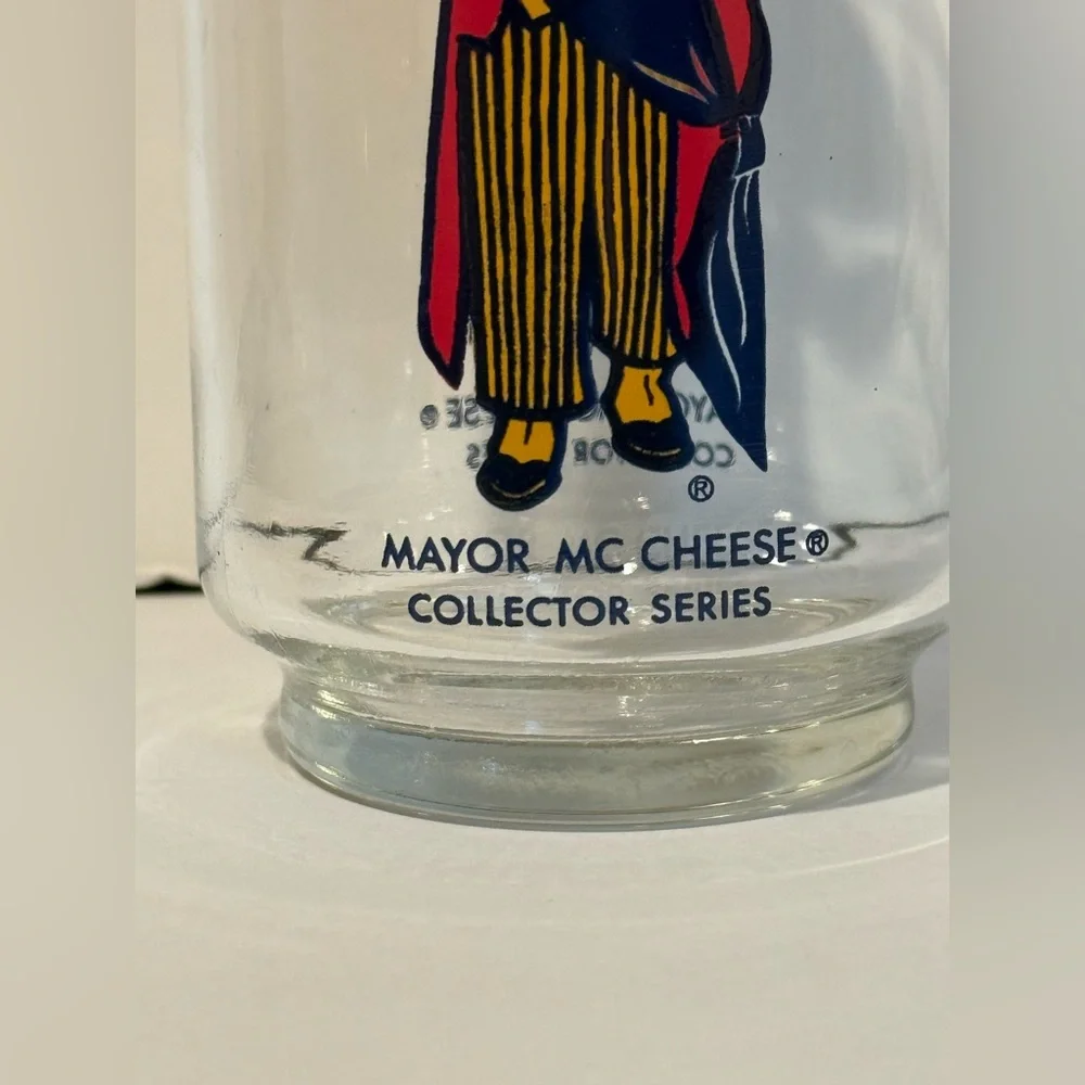 McDonald’s Collector Series glass 1970’s - Mayor McCheese